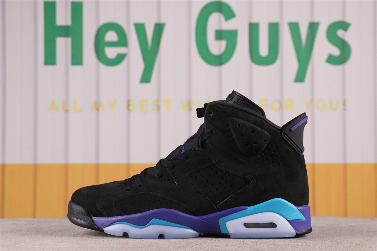 Men's Running Weapon Air Jordan 6 Black/Purple Shoes 063 Men's Running Weapon Air Jordan 6 Black/Purple Shoes 063